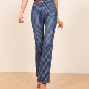 Reformation McGraw Jeans in Mesa Stripe